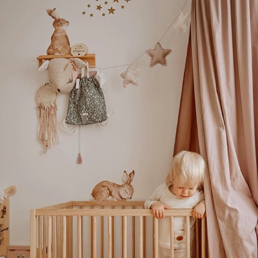 Samolepka do detskej izby sada rozprávkových králikov