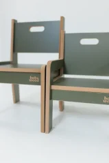 Dětská židle černá L - větší židle pro děti