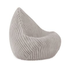 Sedací vak pre deti – béžový Lamell, prémiový manšestr