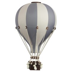 Dekorační létající balón šedo/béžová – dekorace do dětského pokoje