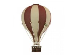 Dekorační létající balón hnědá/krémová – dekorace do dětského pokoje