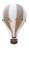 Dekoračný lietajúci balón béžová/biela – dekorácia do detskej izby - Veľkosť balóna: S-28cm x 16cm