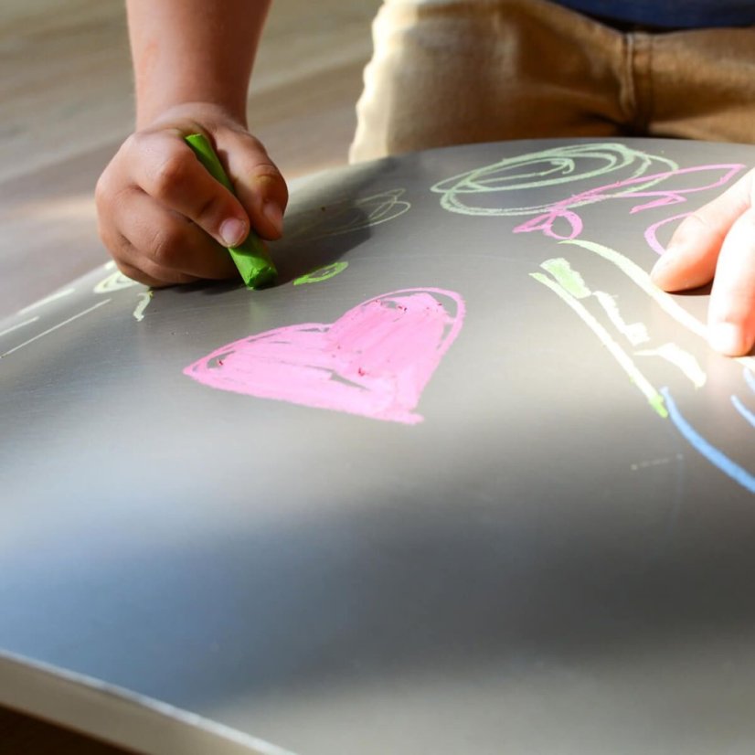 Dřevěná balanční deska kinderboard šedá