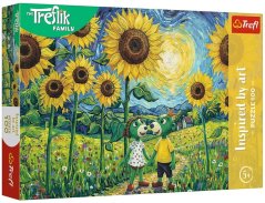 Puzzle Slnečnice – Prechádzka medzi slnečnicami, 100 dielikov