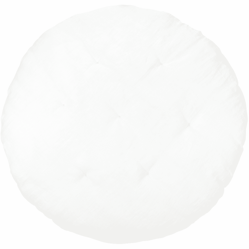 Dětská lněná podložka na hraní bílá