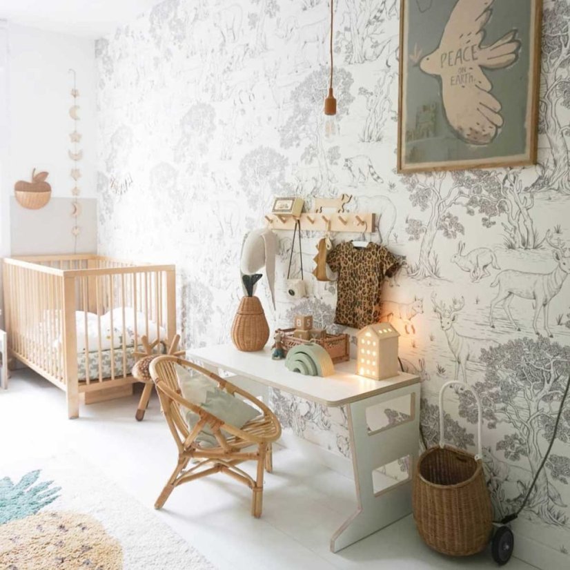 Tapeta černobílá zvířata 280x100 cm