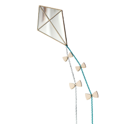 Zrkadlo Šarkan do detskej izby – akrylové zrkadlo z dreva 32x21 cm