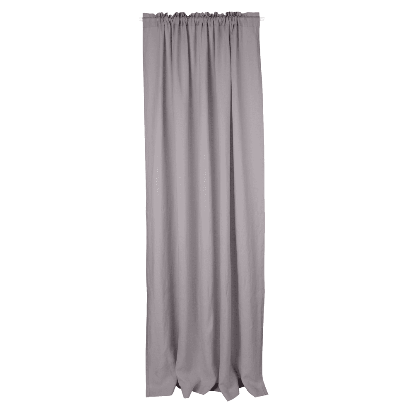 Ľanový záves tmavo šedá 140/300 cm - Rozmery: 140 cm