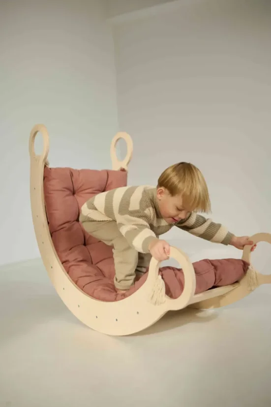 Vankúš do Montessori hojdačky veľký - Farba: Šedá