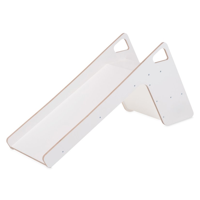 Drevená šmýkačka Baby biela