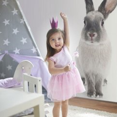 Samolepka do dětského pokoje králík Harry 50x103cm