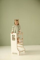 Učiaca veža Montessori pre deti biela