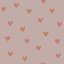 Tapeta srdce růžová 280×50cm