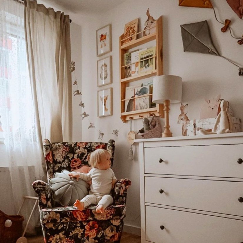 Samolepka do detskej izby sada rozprávkových králikov