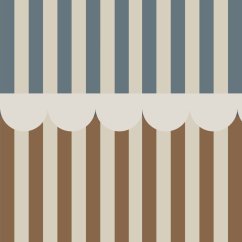 Tapeta rustikálna klasická tmavá 280x50 cm