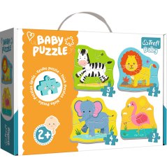 Moje první puzzle se zvířátky ze safari | Velké puzzle pro děti od 2 let