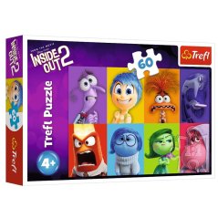 Puzzle Trefl V hlavě 2 – Poznej své emoce (60 dílků)