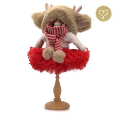 Kostým pre bábiku Lullu – zimná rozprávka plná detailov