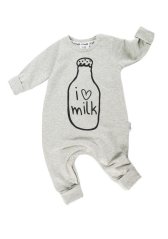 Detský overal "i love milk"