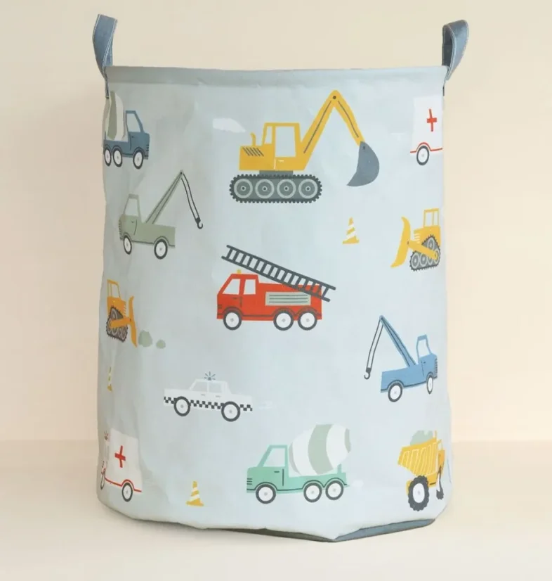 Úložný kôš na hračky vozidla o 40 cm