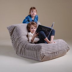 Dětské ergonomické křeslo MOONI – světle růžová Lamell, prémiový manšestr