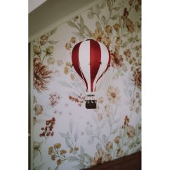 Dekorační létající balón bordó – dekorace do dětského pokoje