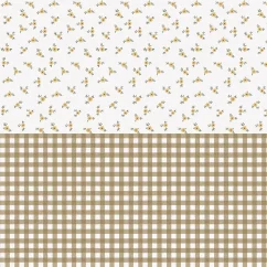 Tapeta rustikální zahrada bílá 280×50 cm