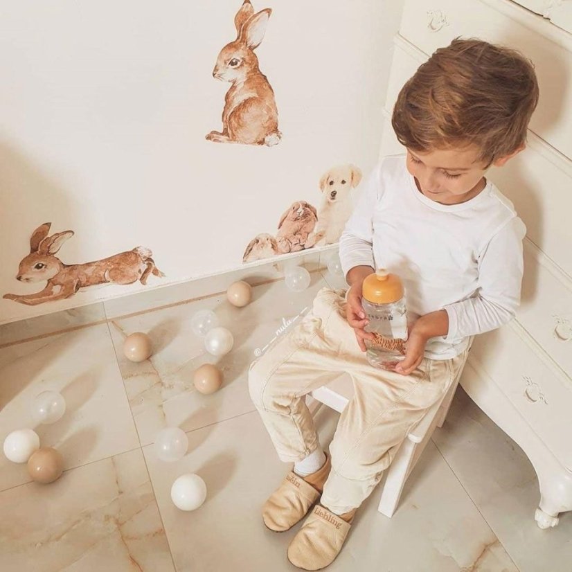 Samolepka do detskej izby sada rozprávkových králikov