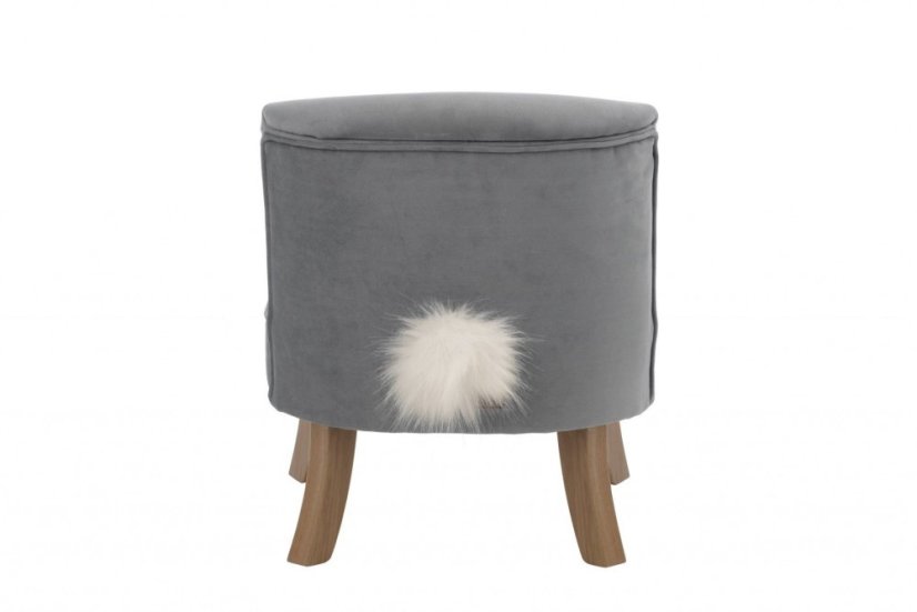 Detské kreslo Somebunny - Výška nožičiek: 17 cm a 25 cm, Farba nožičiek: Drevo
