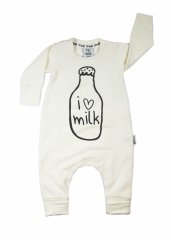 Detský overal "i love milk"