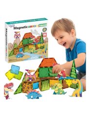 Magnetická stavebnice Jurský svět – Dinosauři, 30 ks