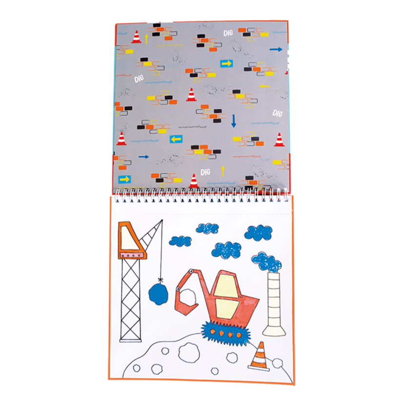 Vyfarbovanie bez neporiadku – Stavba