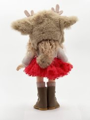 Kostým pro panenku Lullu – zimní pohádka plná detailů