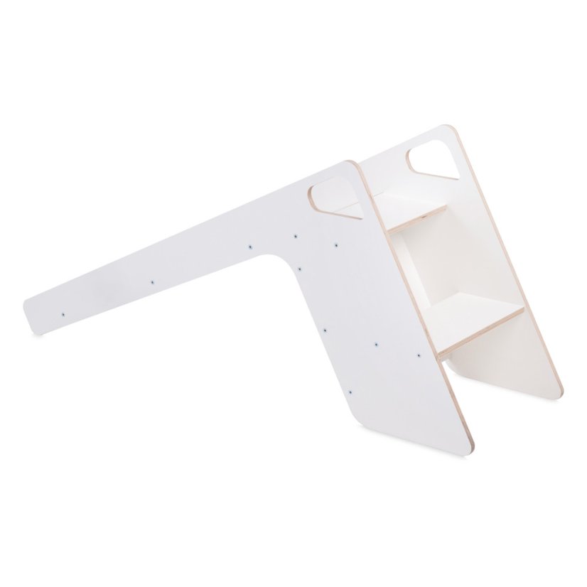 Drevená šmýkačka Baby biela