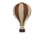 Dekorační létající balón hnědá/krémová – dekorace do dětského pokoje - Velikost balónu: L-50cm x 30cm