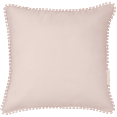 Polštář s krajkou pudrově růžová 40x40cm