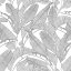 Tapeta veľké palmové listy čierno biela 280×100cm