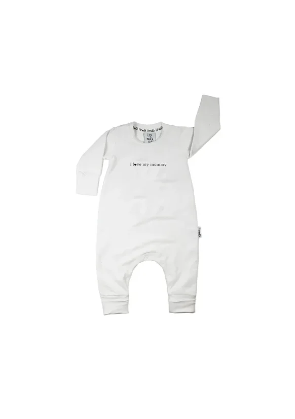 Detský overal s dlhým rukávom "i love my mommy"