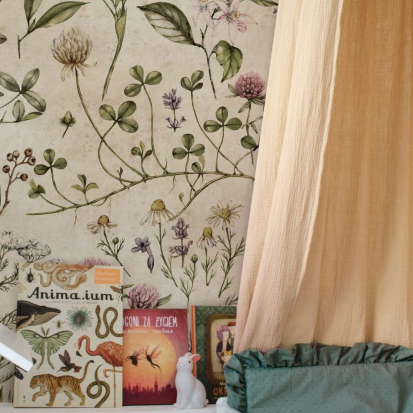 Tapeta vintage ilustrácie 280x100 cm