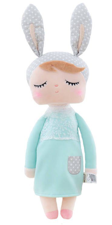 Spiaca bábika Angela mätová s menom Natálka 42 cm