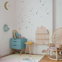 Samolepka do detskej izby sada farebnej oblohy
