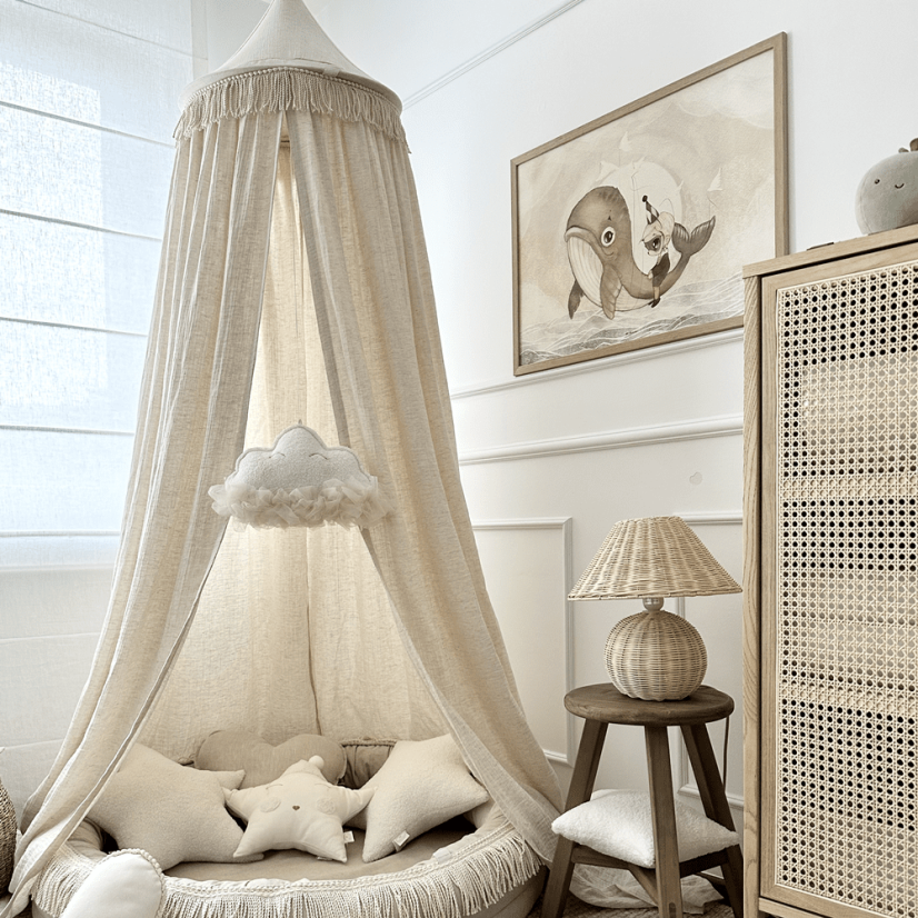 Baldachýn Boho přírodní 50cm