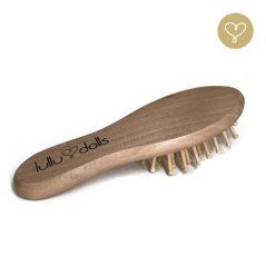 Drevená kefa pre bábiky Lulludolls – ideálna na jemné vlásky