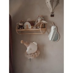 Zrkadlo hruška do detskej izby – akrylové zrkadlo z dreva 23x35 cm