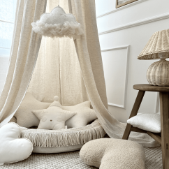 Baldachýn Boho prírodný 50cm