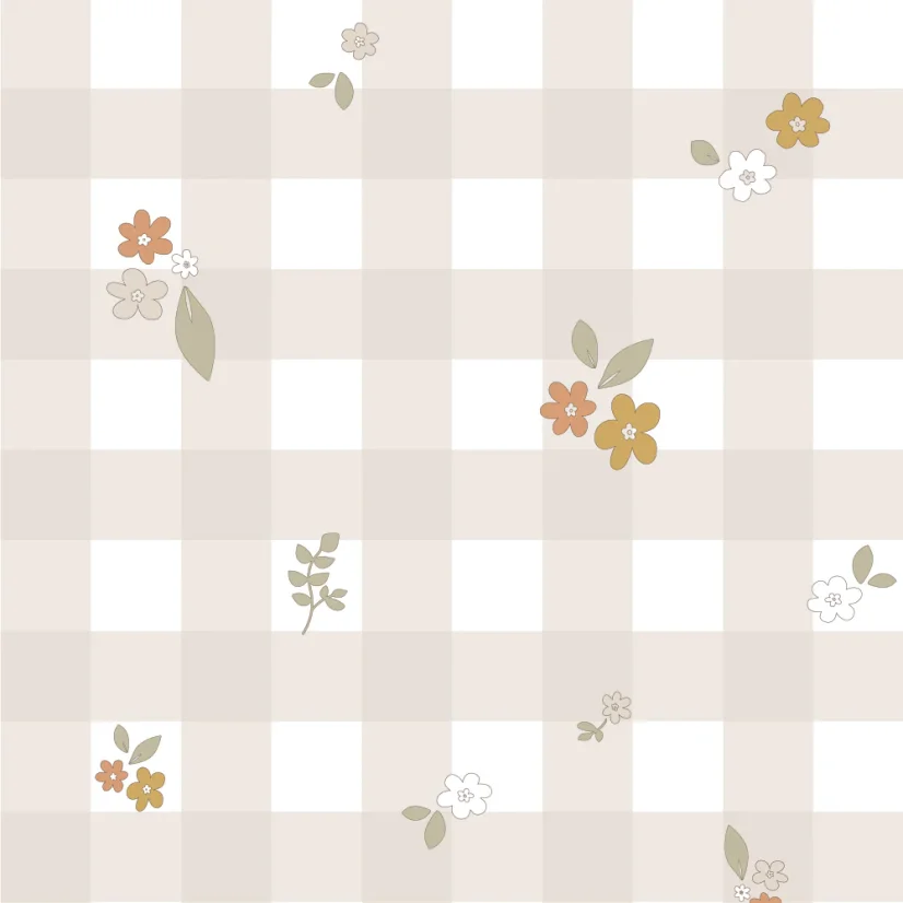 Tapeta boho kocky 280x50 cm