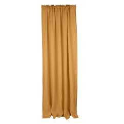 Ľanový záves karamelový 140/300 cm