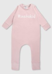 Detský overal s dlhým rukávom "instakid" ružová