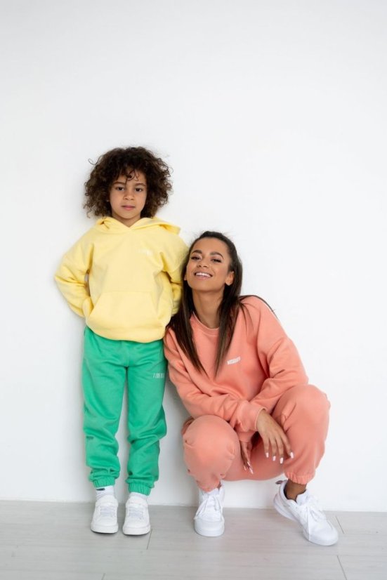 Dětská mikina s kapucí žlutá - Velikost oblečení: 98/104 (24-36M)