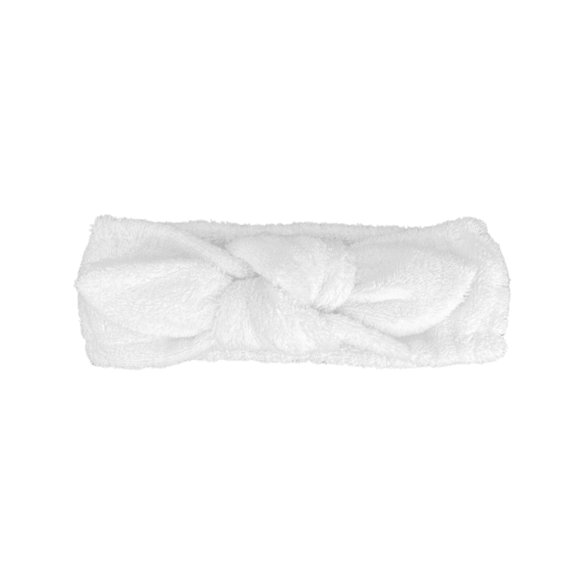 Kozmetická čelenka biela 9cm